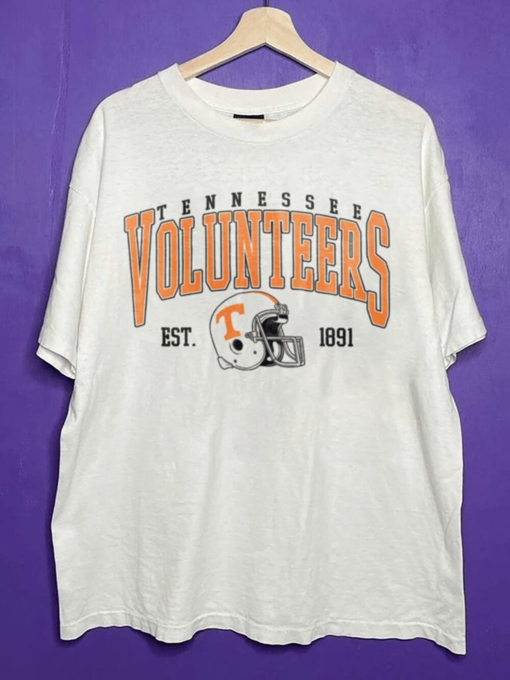 Vintage University of Tennessee Volunteers Shirt, Retro TN Volts Football Shirt